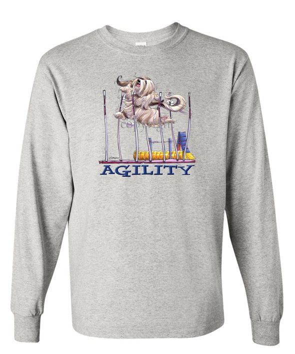 Lhasa Apso - Agility Weave II - Long Sleeve T-Shirt