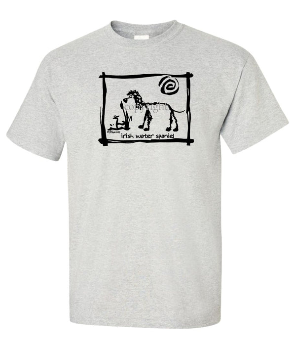 Irish Water Spaniel - Cavern Canine - T-Shirt