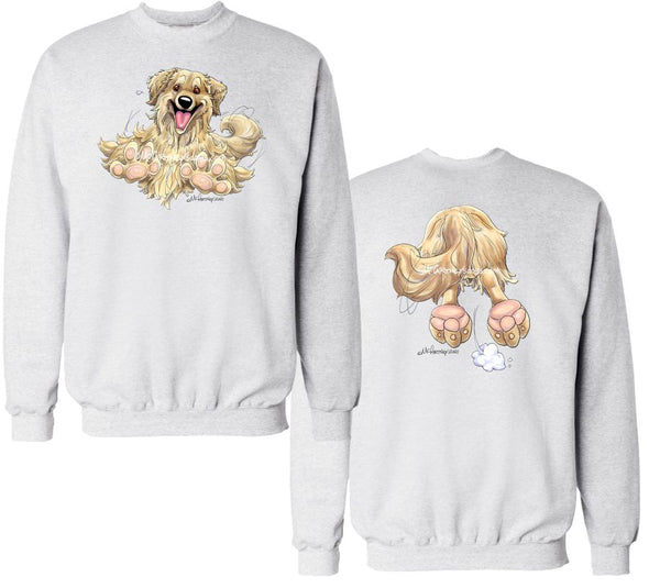 Golden Retriever - Coming and Going - Sweatshirt (Double Sided)