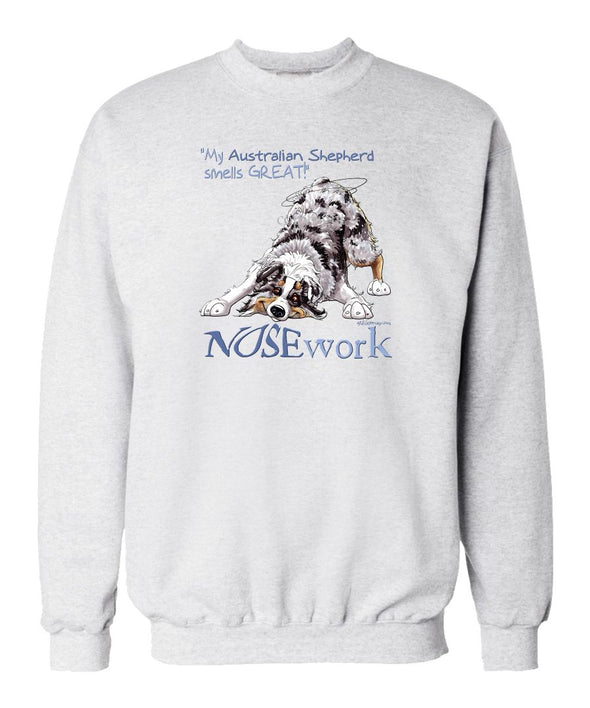 Australian Shepherd  Blue Merle - Nosework - Sweatshirt