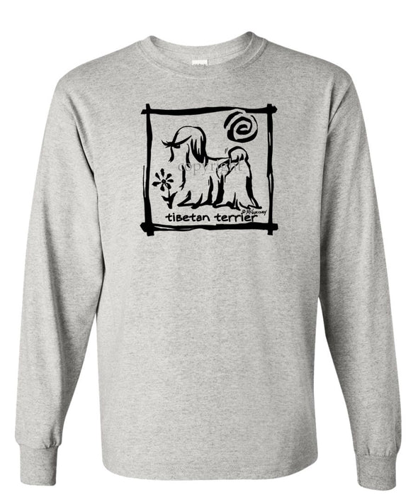 Tibetan Terrier - Cavern Canine - Long Sleeve T-Shirt