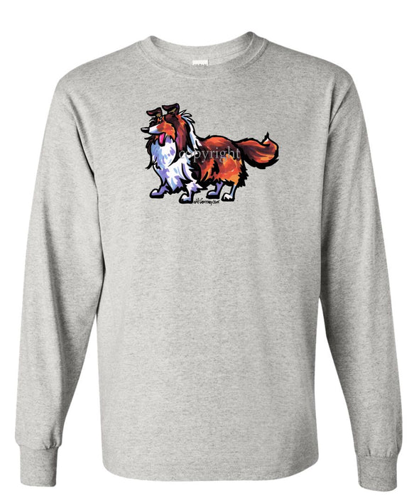 Shetland Sheepdog - Cool Dog - Long Sleeve T-Shirt