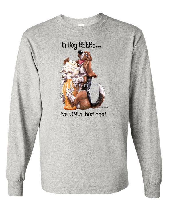 Basset Hound - Dog Beers - Long Sleeve T-Shirt