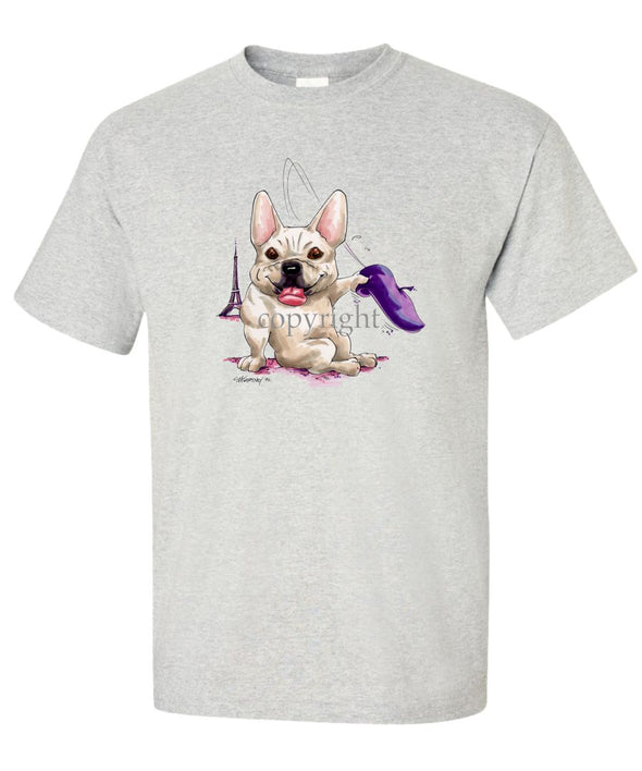 French Bulldog - Tipping Hat - Caricature - T-Shirt