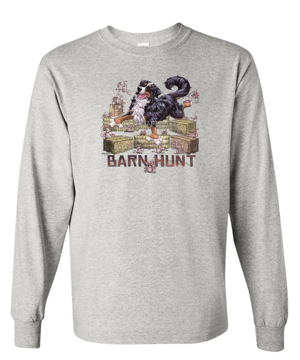 Bernese Mountain Dog - Barnhunt - Long Sleeve T-Shirt
