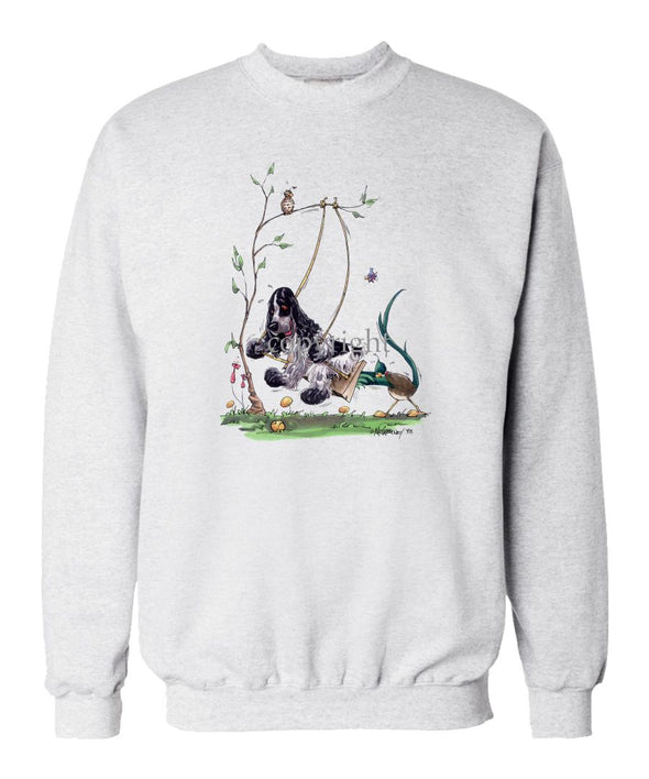 English Cocker Spaniel - Swing - Caricature - Sweatshirt