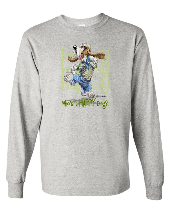 Petit Basset Griffon Vendeen - Who's A Happy Dog - Long Sleeve T-Shirt