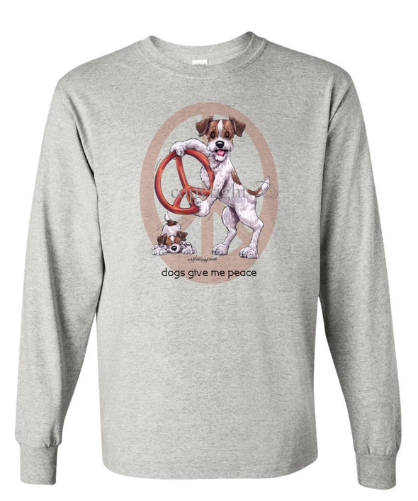 Parson Russell Terrier - Peace Dogs - Long Sleeve T-Shirt