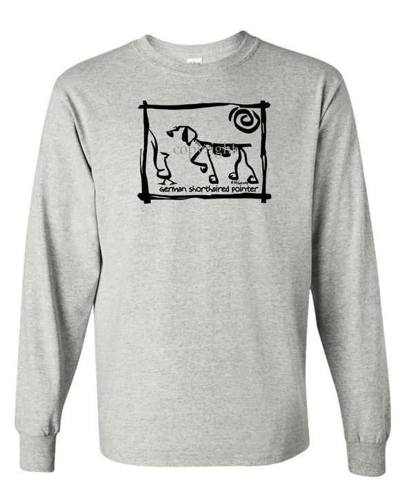German Shorthaired Pointer - Cavern Canine - Long Sleeve T-Shirt