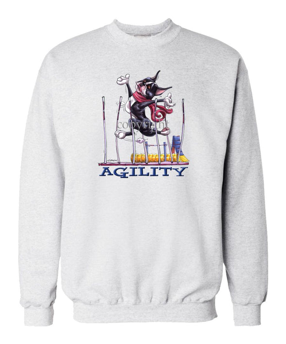 Boston Terrier - Agility Weave II - Sweatshirt