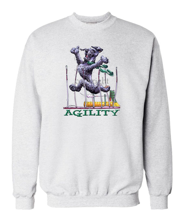 Kerry Blue Terrier - Agility Weave II - Sweatshirt