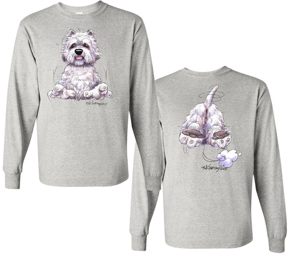 West Highland Terrier - Coming and Going - Long Sleeve T-Shirt (Double Sided)