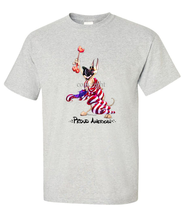 Great Dane - Proud American - T-Shirt