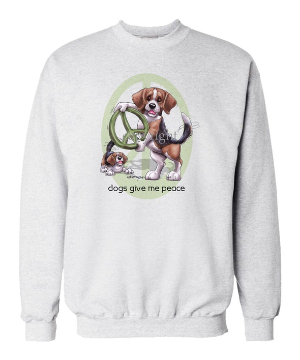 Beagle - Peace Dogs - Sweatshirt