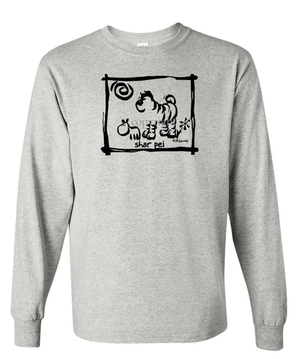 Shar Pei - Cavern Canine - Long Sleeve T-Shirt