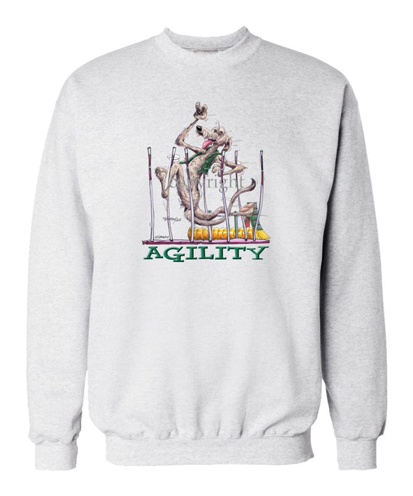 Irish Wolfhound - Agility Weave II - Sweatshirt