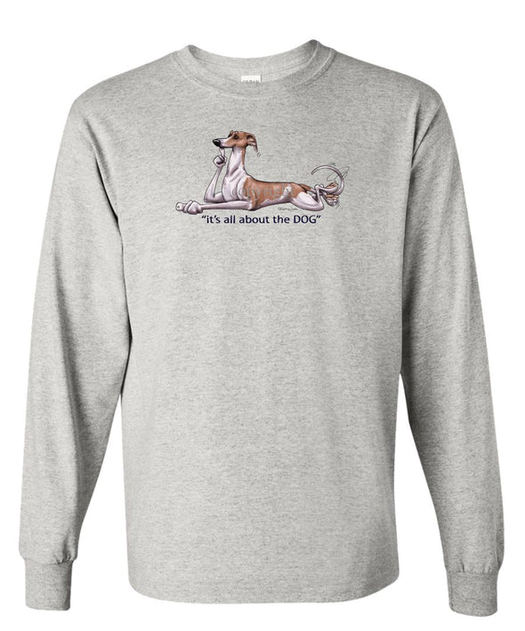 Whippet - All About The Dog - Long Sleeve T-Shirt