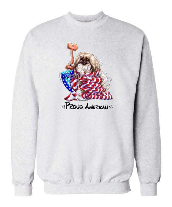 Pekingese - Proud American - Sweatshirt
