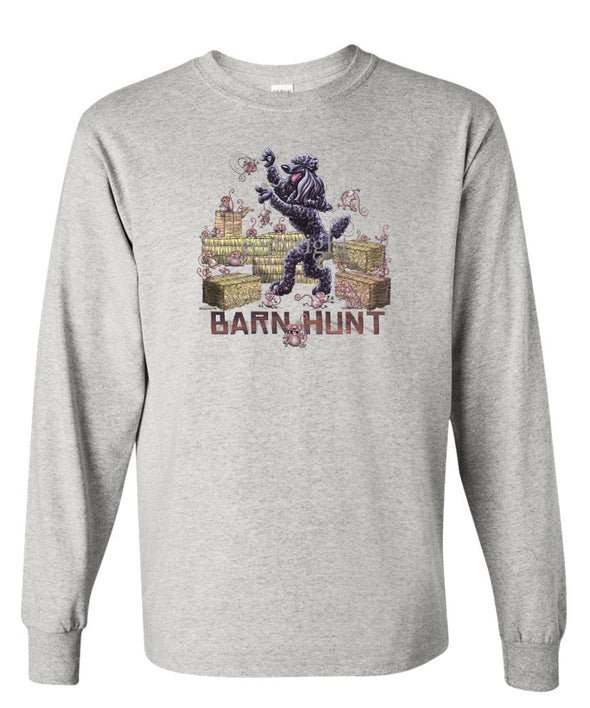 Poodle  Black - Barnhunt - Long Sleeve T-Shirt