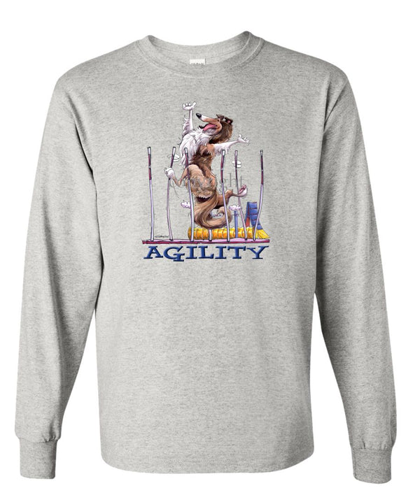 Collie - Agility Weave II - Long Sleeve T-Shirt