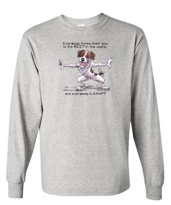 Jack Russell Terrier - Best Dog in the World - Long Sleeve T-Shirt
