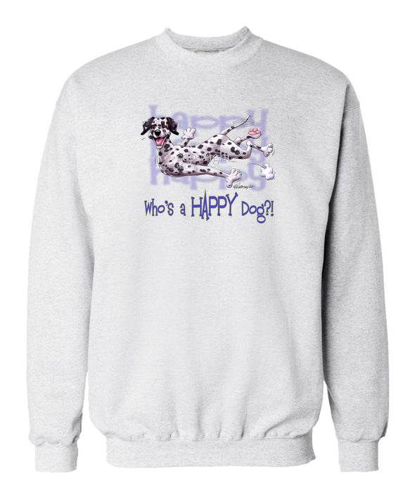 Dalmatian - Who's A Happy Dog - Sweatshirt