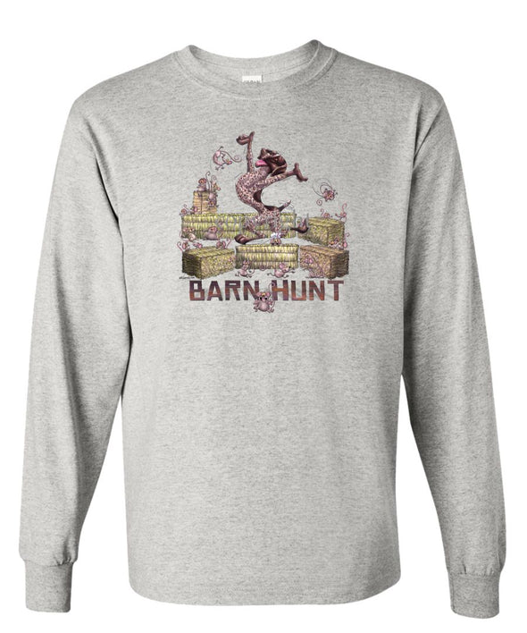 German Shorthaired Pointer - Barnhunt - Long Sleeve T-Shirt