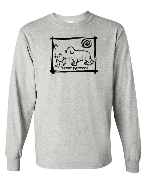 Great Pyrenees - Cavern Canine - Long Sleeve T-Shirt