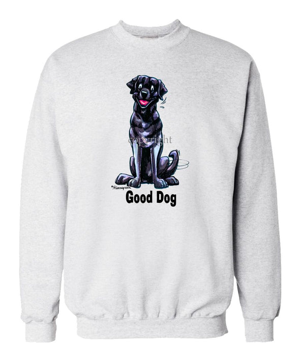 Labrador Retriever  Black - Good Dog - Sweatshirt