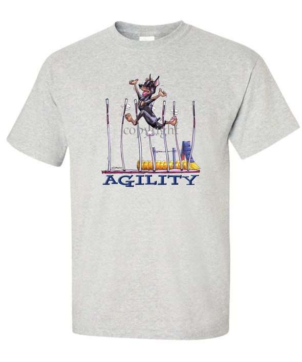 Miniature Pinscher - Agility Weave II - T-Shirt