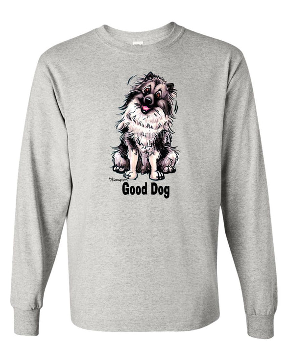 Keeshond - Good Dog - Long Sleeve T-Shirt