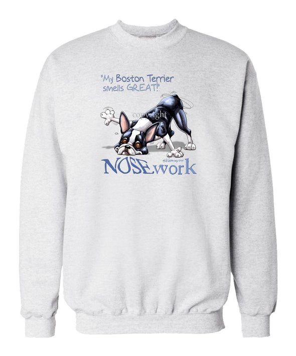Boston Terrier - Nosework - Sweatshirt