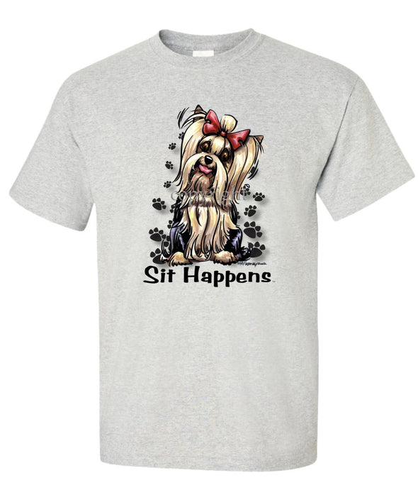 Yorkshire Terrier - Sit Happens - T-Shirt