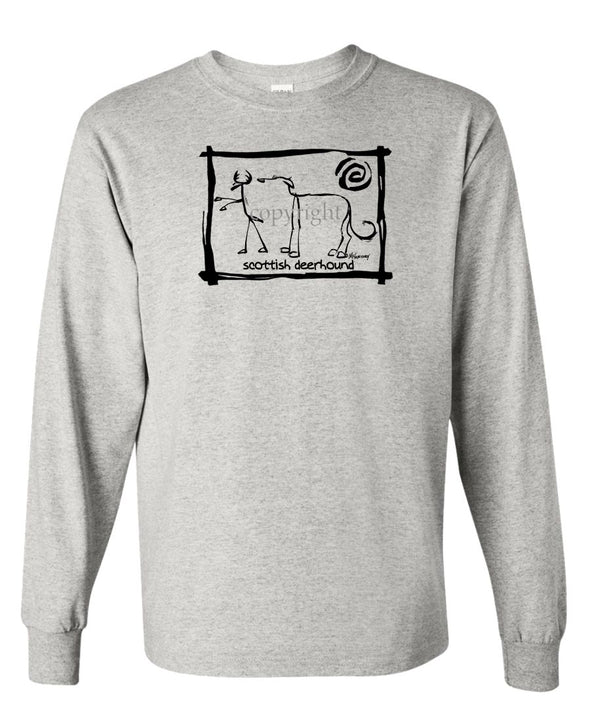 Scottish Deerhound - Cavern Canine - Long Sleeve T-Shirt