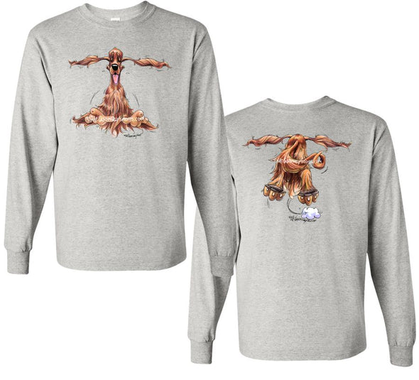 Irish Setter - Coming and Going - Long Sleeve T-Shirt (Double Sided)