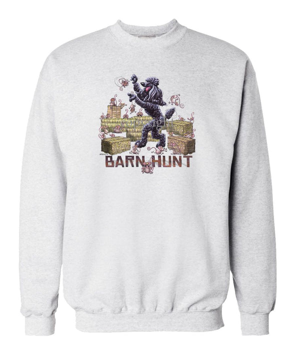 Poodle  Black - Barnhunt - Sweatshirt