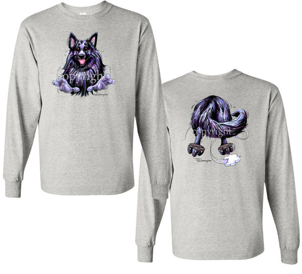 Belgian Sheepdog - Coming and Going - Long Sleeve T-Shirt (Double Sided)