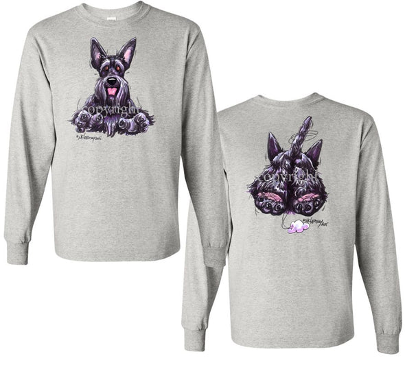 Scottish Terrier - Coming and Going - Long Sleeve T-Shirt (Double Sided)