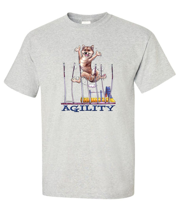 Shiba Inu - Agility Weave II - T-Shirt