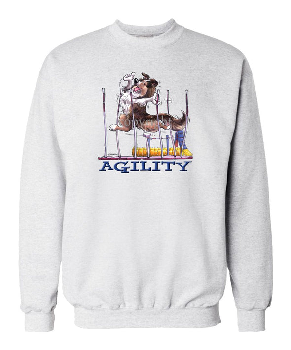 Shetland Sheepdog - Agility Weave II - Sweatshirt