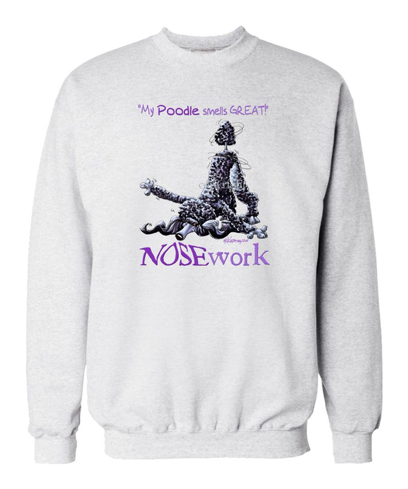 Poodle  Black - Nosework - Sweatshirt