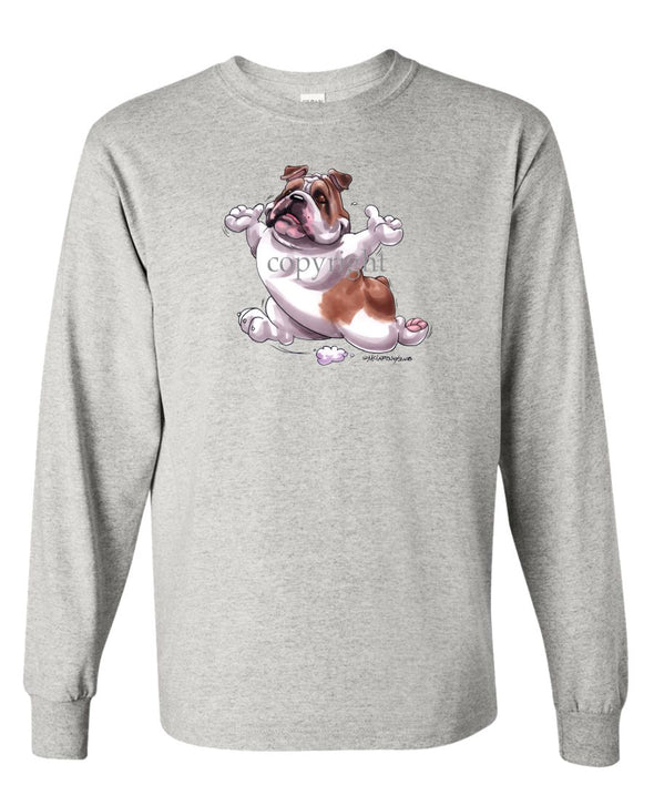 Bulldog - Happy Dog - Long Sleeve T-Shirt