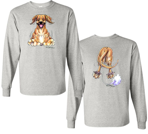 Rhodesian Ridgeback - Coming and Going - Long Sleeve T-Shirt (Double Sided)