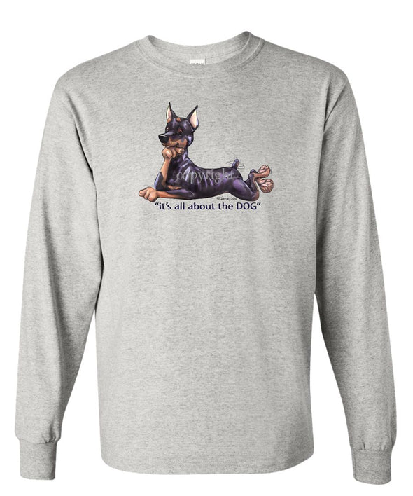 Miniature Pinscher - All About The Dog - Long Sleeve T-Shirt