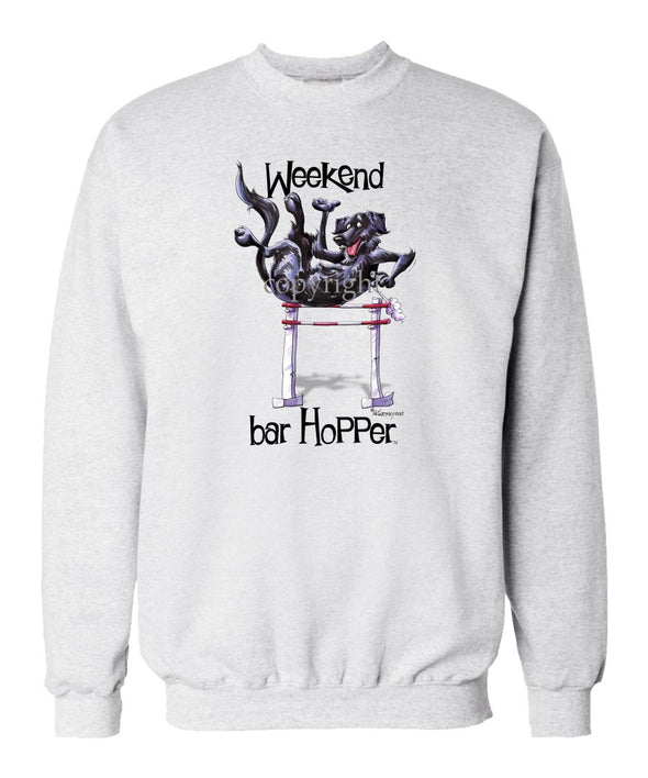 Flat Coated Retriever - Weekend Barhopper - Sweatshirt