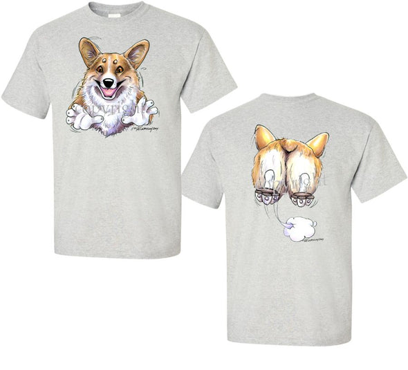 Welsh Corgi Pembroke - Coming and Going - T-Shirt (Double Sided)