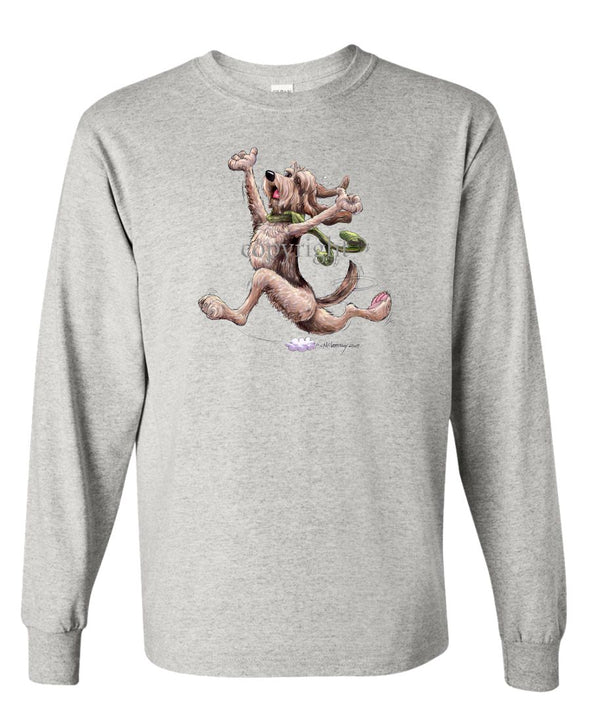 Otterhound - Happy Dog - Long Sleeve T-Shirt