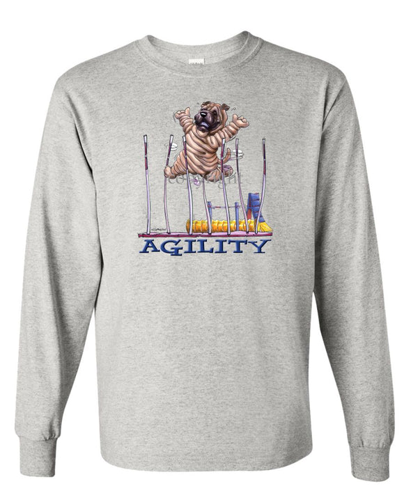 Shar Pei - Agility Weave II - Long Sleeve T-Shirt