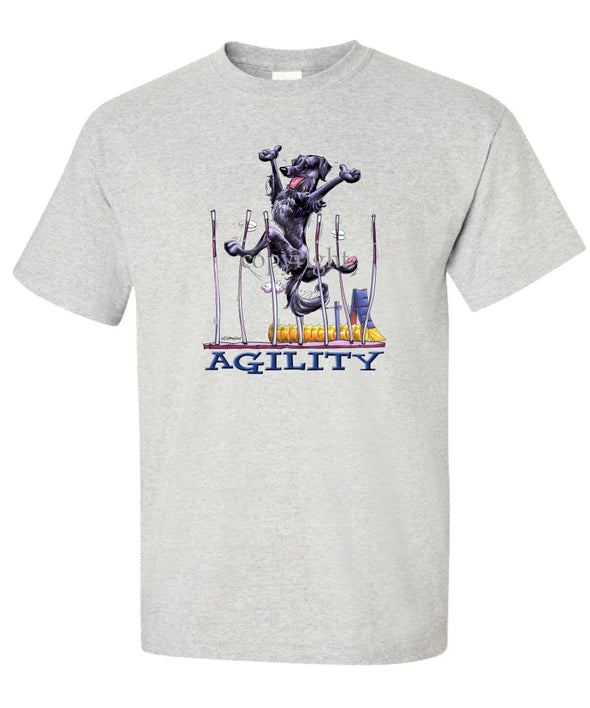 Flat Coated Retriever - Agility Weave II - T-Shirt