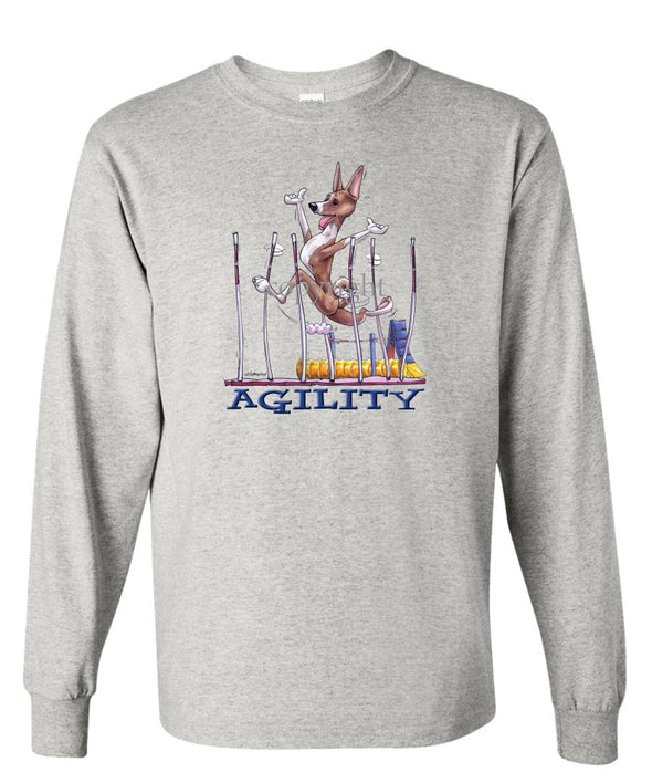 Basenji - Agility Weave II - Long Sleeve T-Shirt